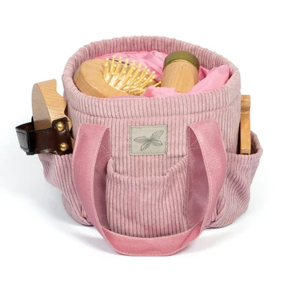 Grooming Bag – Pink Corduroy (without contents) | Hobbyhorse Accessories