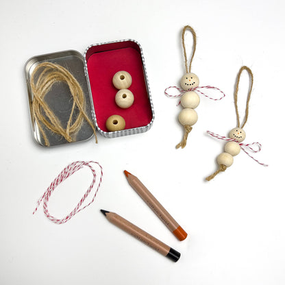 COMING SOON Weihnachtsschmuck-Bastelset – Schneemann