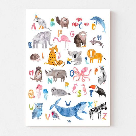 Affiche ABC ANIMAUX