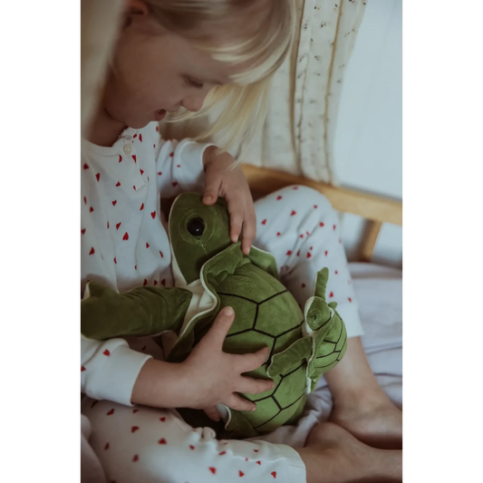 Gewichtete Plüschschildkröte groß 1,6 kg - Sanfter Ruhebringer und starker Beschützer