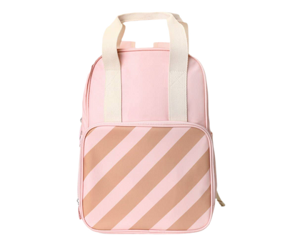 Kinder Rucksack Streifen Pink