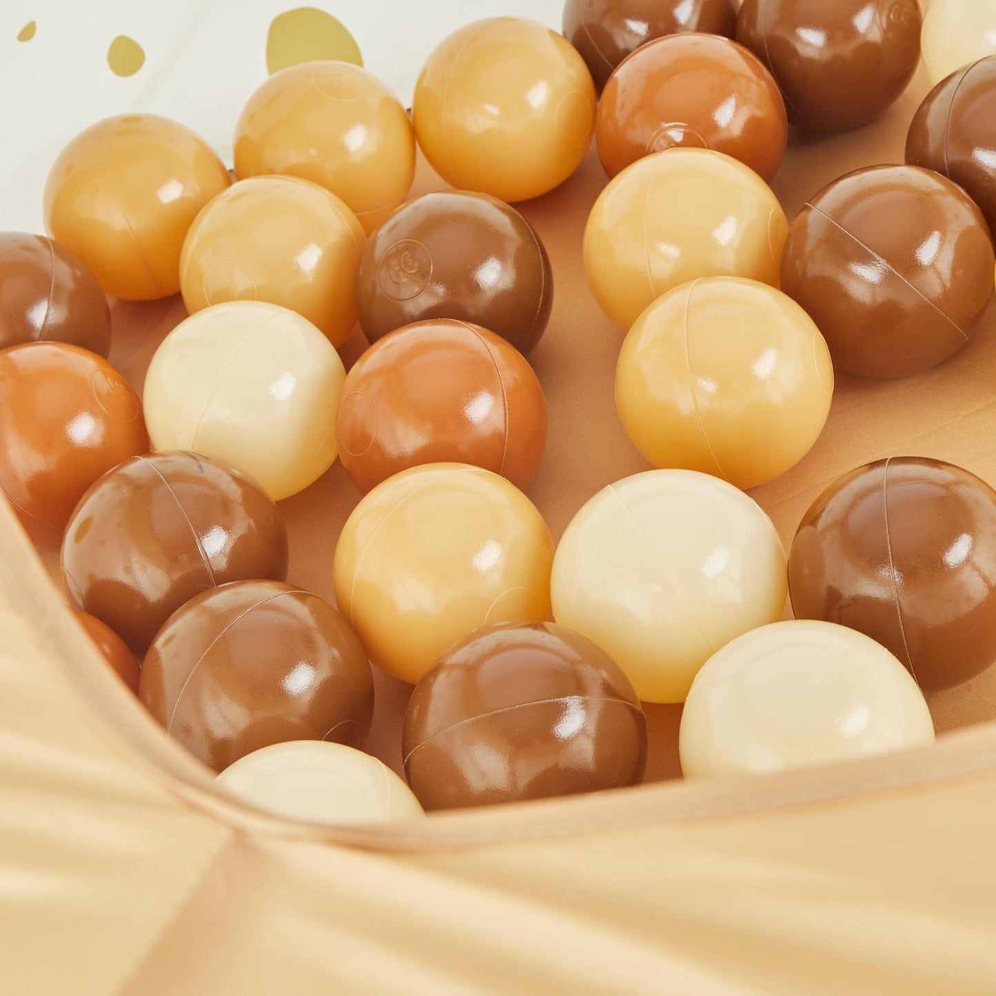 Bälle für Bällebad 100 Stück CHOCOLATE