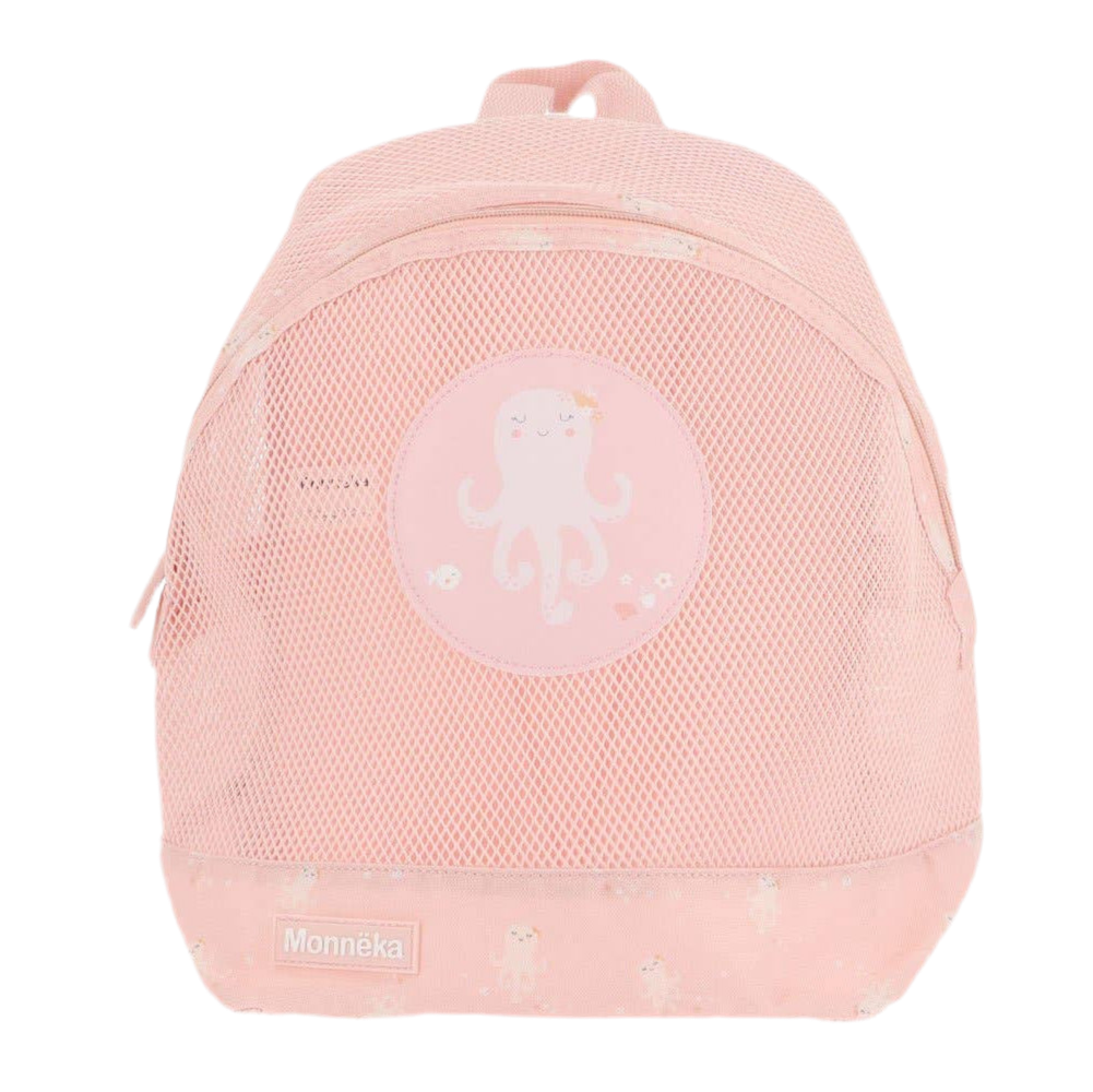 Kinder-Rucksack Antisand rosé-pfirsich JOLIE OKTOPUS