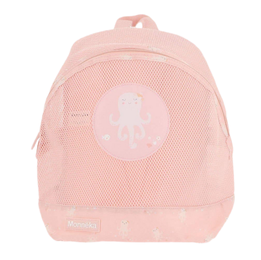 Kinder-Rucksack Antisand rosé-pfirsich JOLIE OKTOPUS