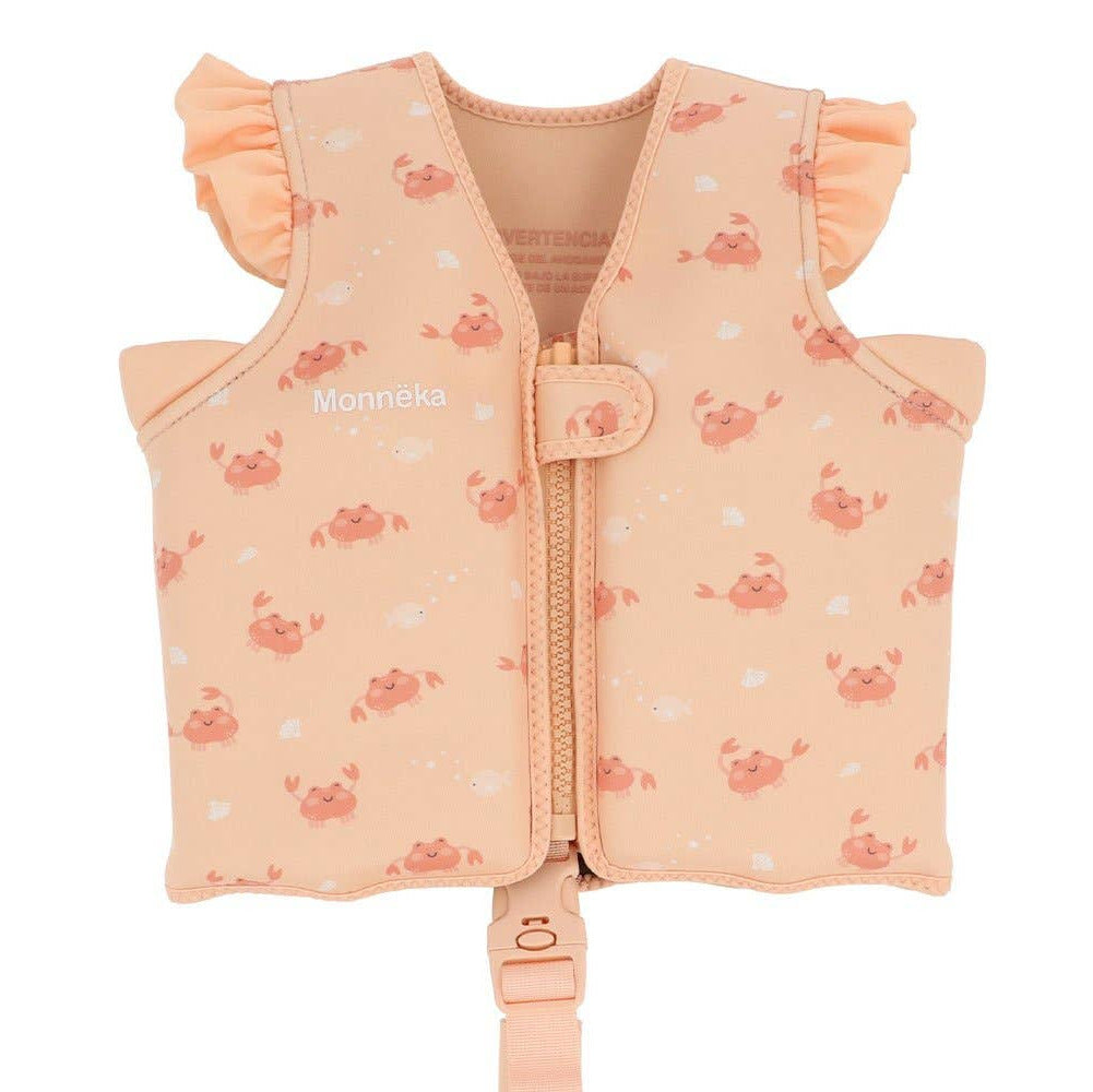 Gilet de sauvetage orange-blush 1-3 ans CRABE CORAIL