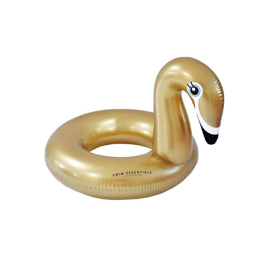 Bouée de natation cygne / flamant rose Ø 95 cm GOLDEN SWAN