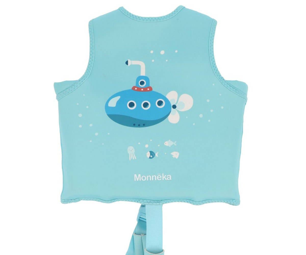 Gilet de sauvetage bleu océan 1-3 ans U-BOOT