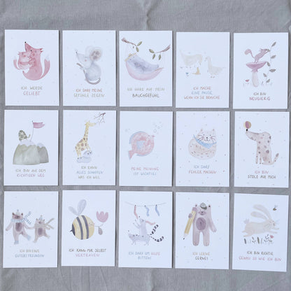Cartes d'affirmation pour enfants