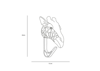 Kleiderhaken Giraffe