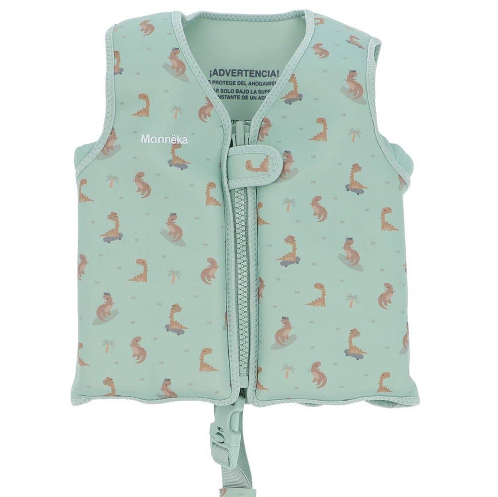 Gilet de sauvetage menthe-vert-pastel 3-6 ans COOL DINOS