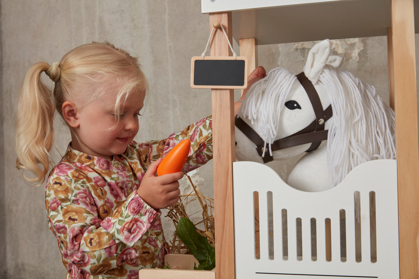 Steckenpferd *Classic Weiß* - Fördert Fantasie und Rollenspiel