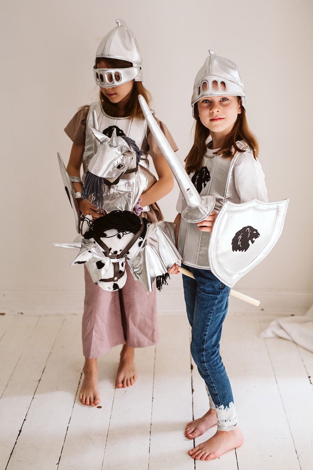 *Ritterhelm* für kleine Ritter, silber