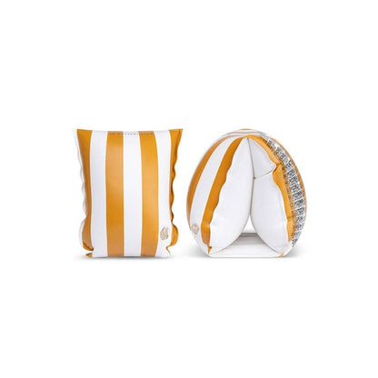 Schwimmflügel braun-weiß 0-2 Jahre Softlines