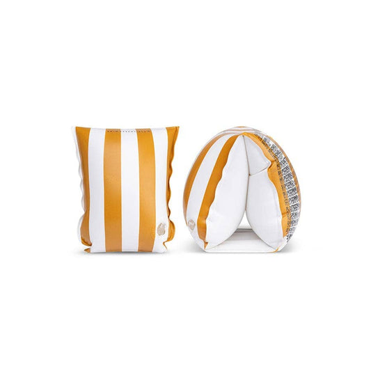 Schwimmflügel braun-weiß 2-6 Jahre SOFT LINES