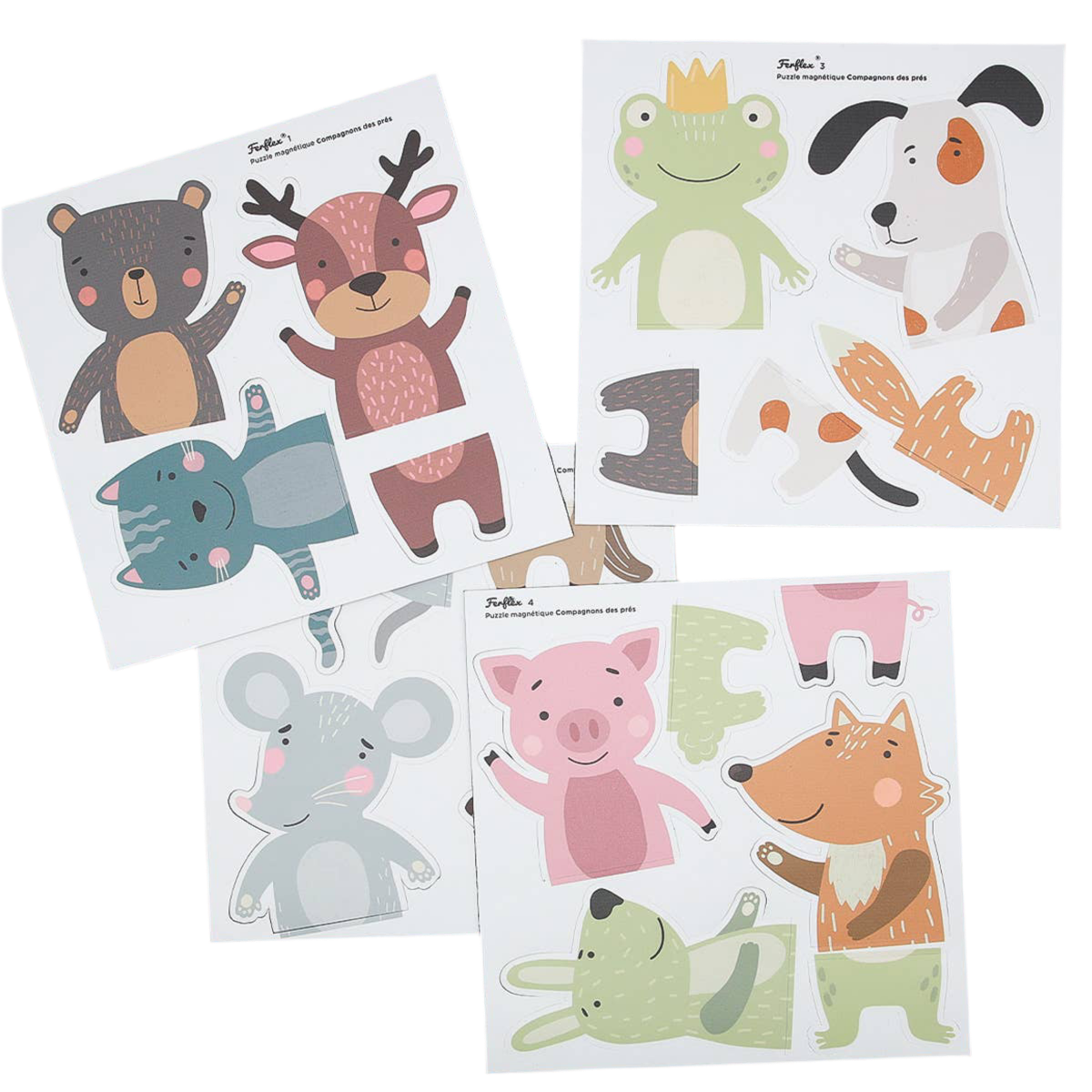 Magnetpuzzle *Tiere* – entdecke, kombiniere & erfinde deine eigene Tierwelt