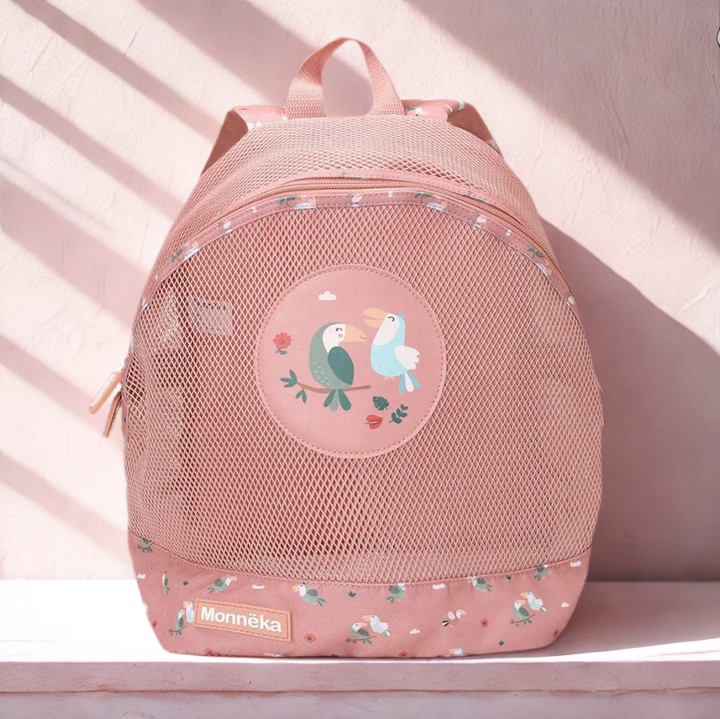 Kinderrucksack Anti-Sand burgunder-rosé TOUCAN
