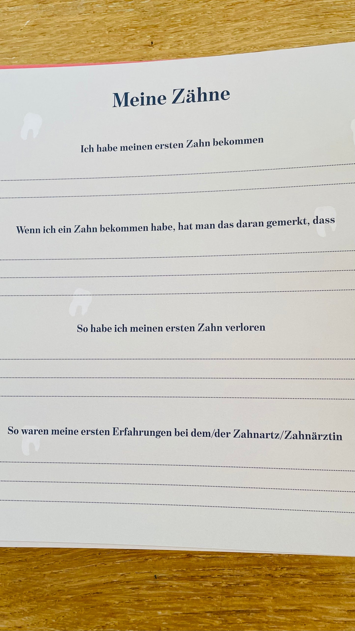 *Meine ersten Jahre* Babyalbum und Kindheitstagebuch