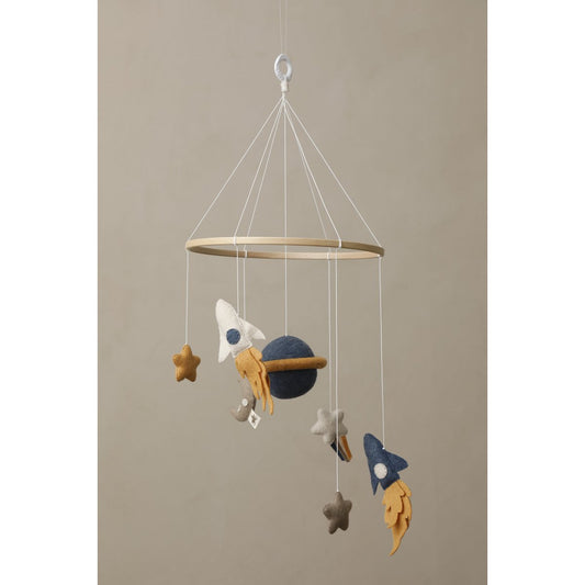 Handmade Space Mobile – Planets, Rockets &amp; Stars