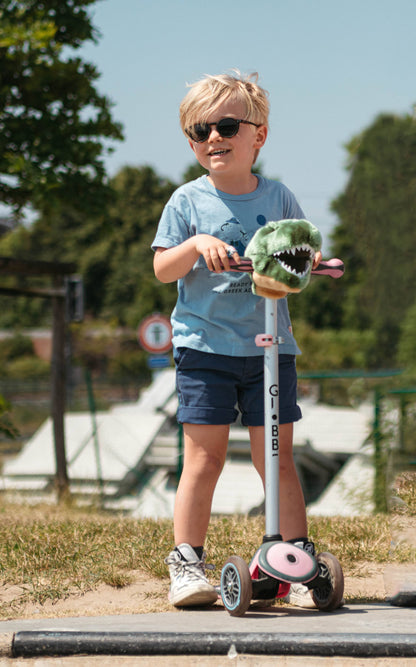 Tierischer Lenkerfreund – Dino für Roller/Fahrrad