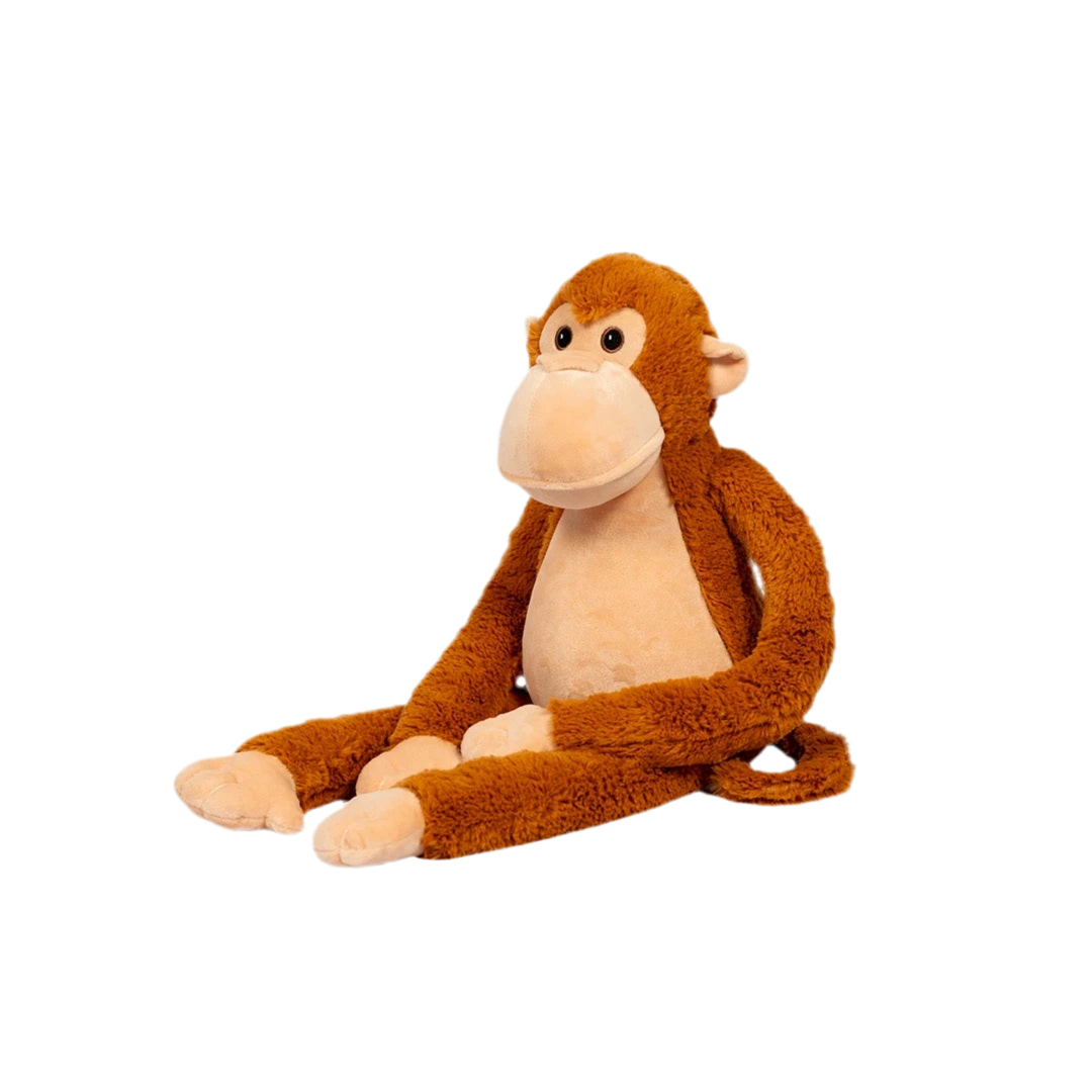 Weighted plush monkey medium 1.1 kg - playful comforter