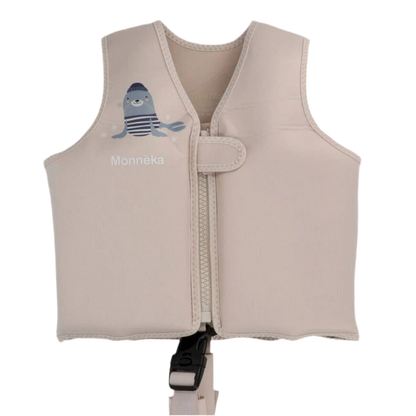 Schwimmweste ivory beige 3-6 Jahre Seal