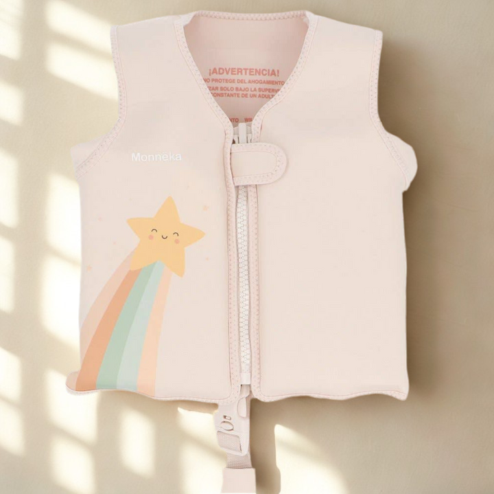 Gilet de sauvetage beige-rose 2-3 ans STARLIGHT