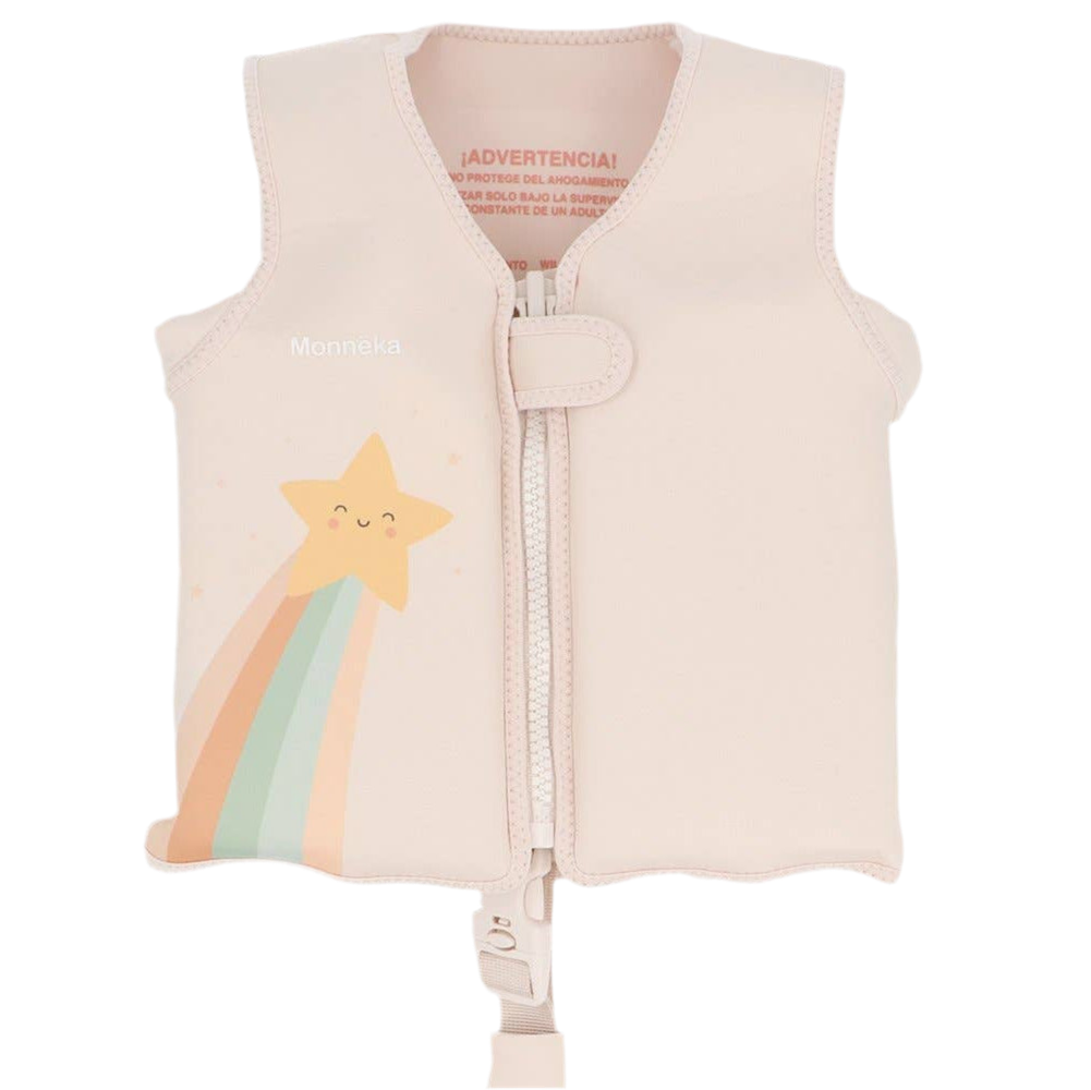 Schwimmweste creme-beige-rosé 3-6 Jahre STARLIGHT
