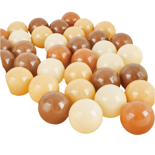 Bälle für Bällebad 100 Stück Chocolate