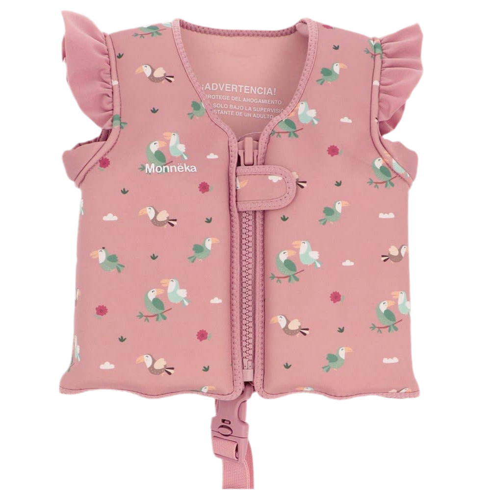 Gilet de sauvetage vieux-bordeaux-rosé 3-6 ans TOUCAN