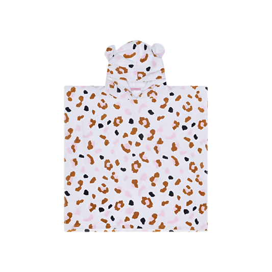 Strandponcho khaki LEOPARD