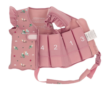 Life jacket old burgundy-rosé 1-2 years TOUCAN