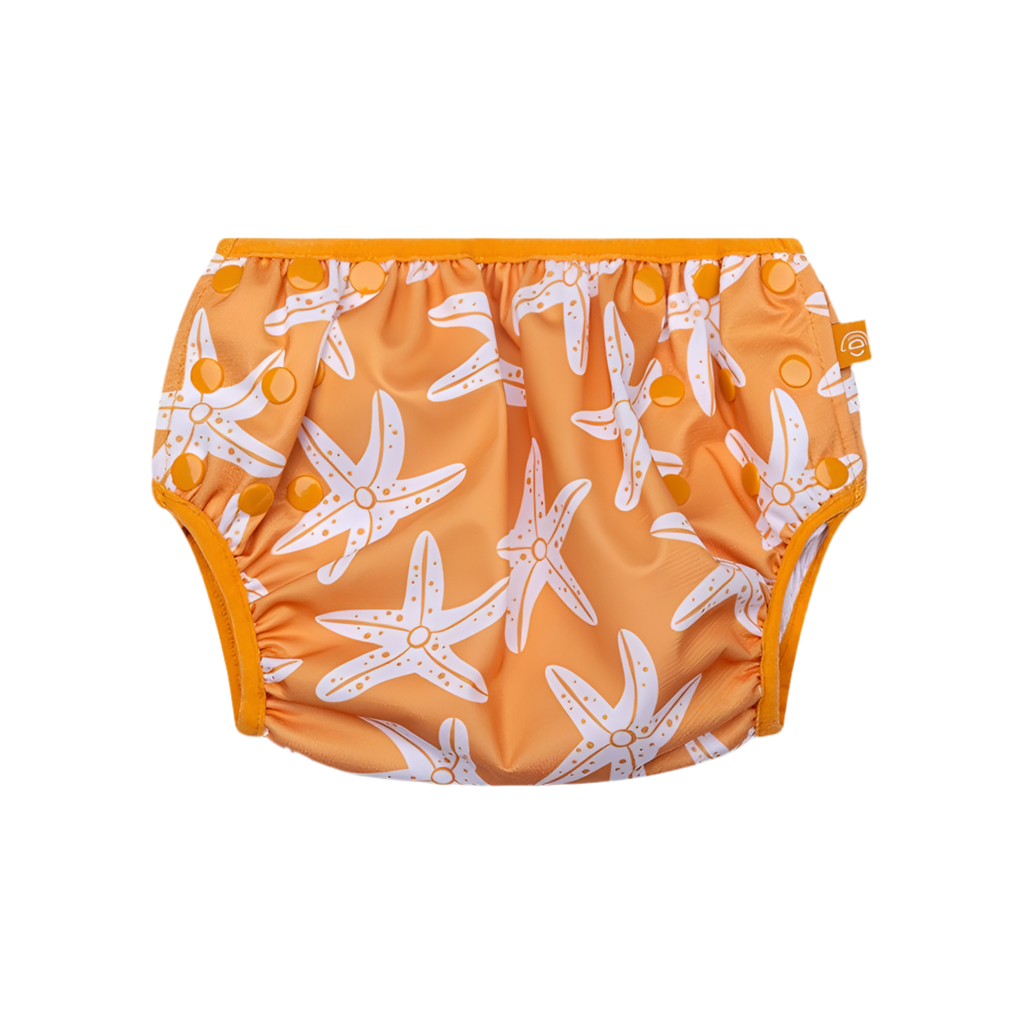 Waschbare Schwimmwindel orange SEASTARS