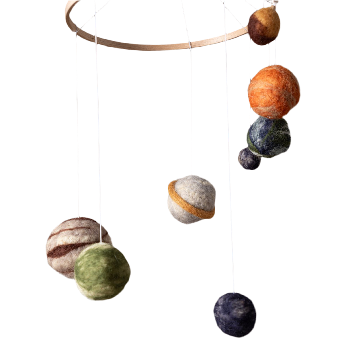 Handgefertigtes Planeten-Mobile