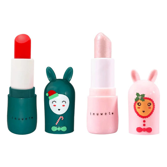 Weihnachtsset Duo Star - Lippenpflege-Duo Zuckerstange & Kirsche
