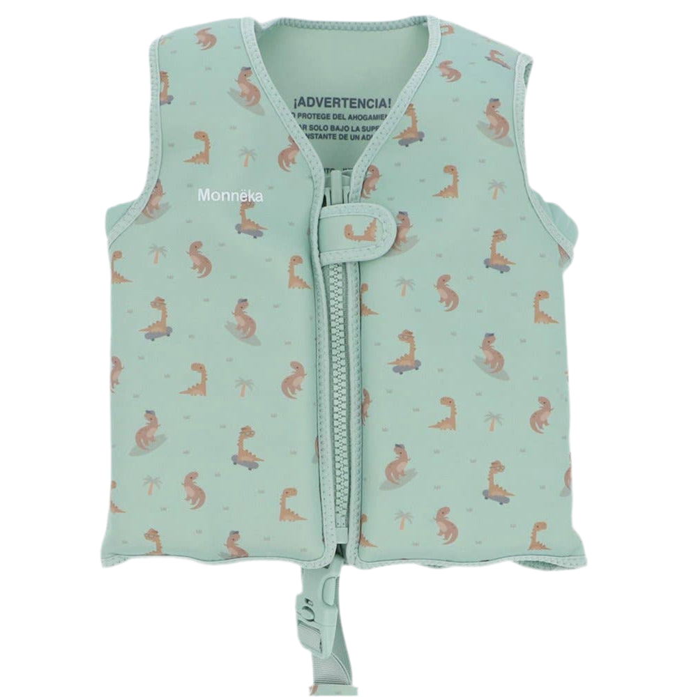 Gilet de sauvetage menthe-vert-pastel 3-6 ans COOL DINOS
