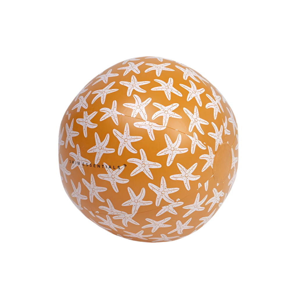 Wasserball  Ø 51 cm orange-weiß SEASTARS
