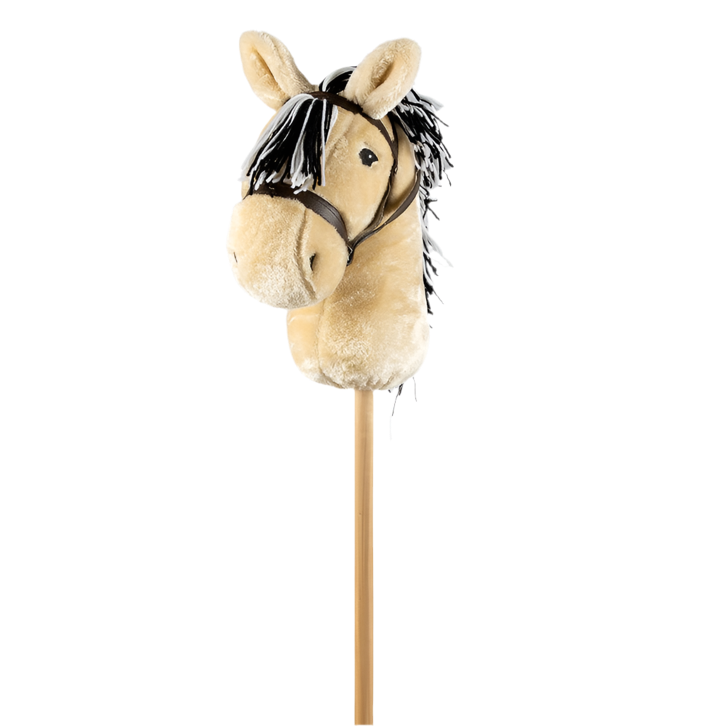 Steckenpferd beige, kurze Mähne - Fördert Fantasie und Rollenspiel