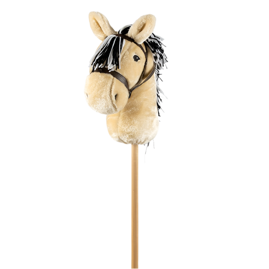 Steckenpferd beige, kurze Mähne - Fördert Fantasie und Rollenspiel