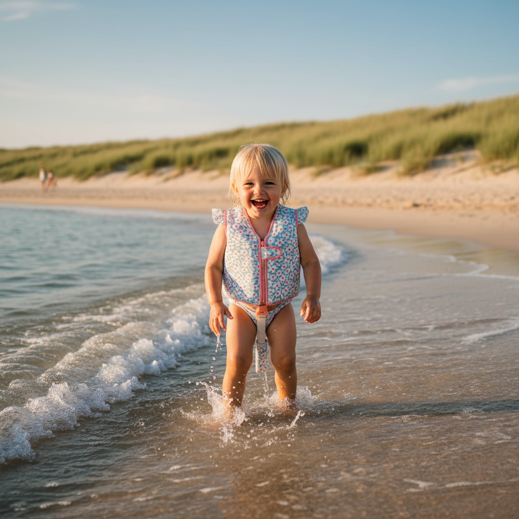 Schwimmweste blau rosa 2-3 Jahre *Florish*