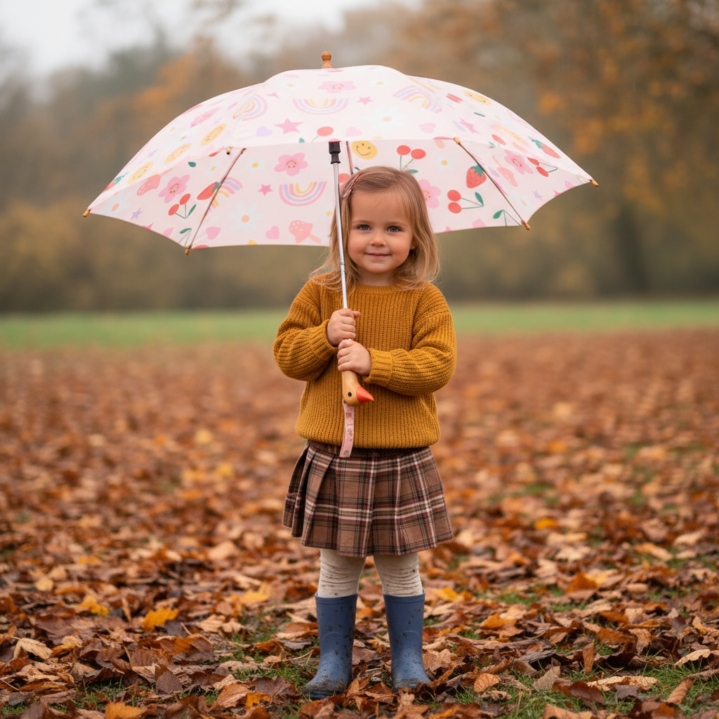 Limitierter Meri Meri Happy Icons *Kinder-Regenschirm* Rosa