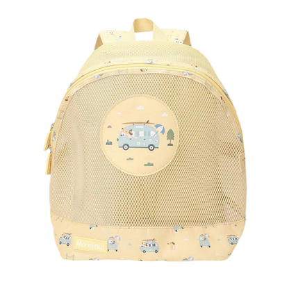 Kinderrucksack Anti-Sand pastell-gelb Surf Van