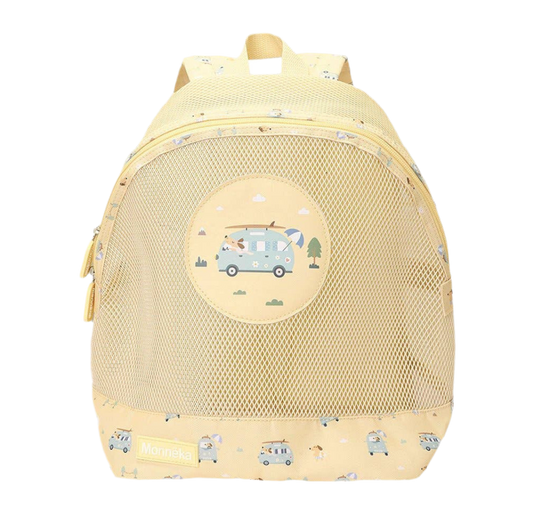 Kinderrucksack Anti-Sand pastell-gelb SURF VAN