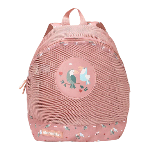 Kinderrucksack Anti-Sand burgunder-rosé TOUCAN