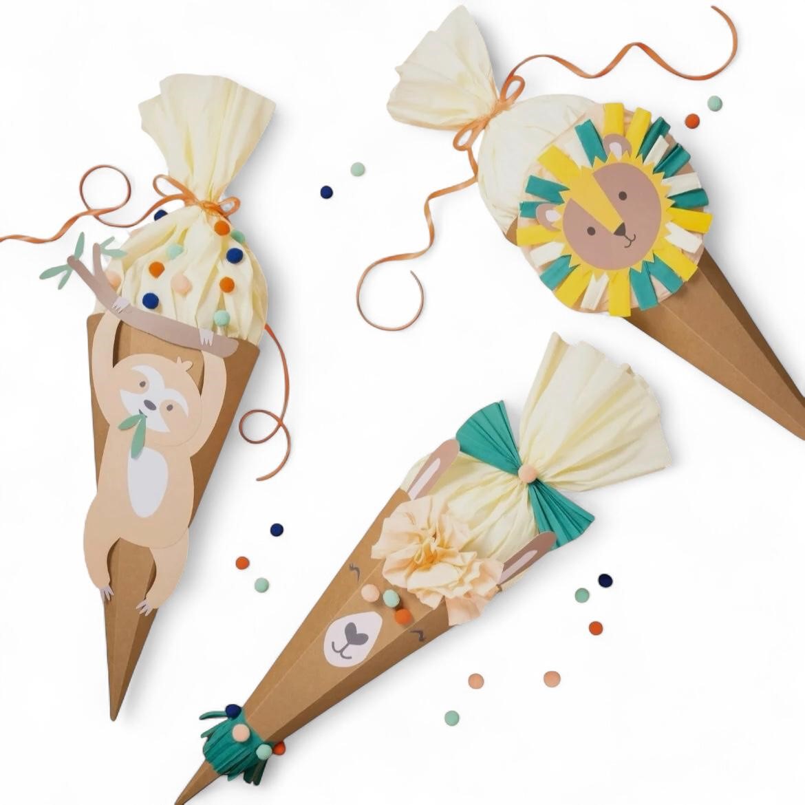 Ensemble de bricolage pour cônes scolaires SAFARI SCHOOL