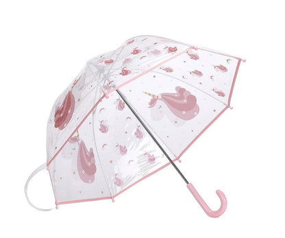 Transparenter Regenschirm Magisches Einhorn