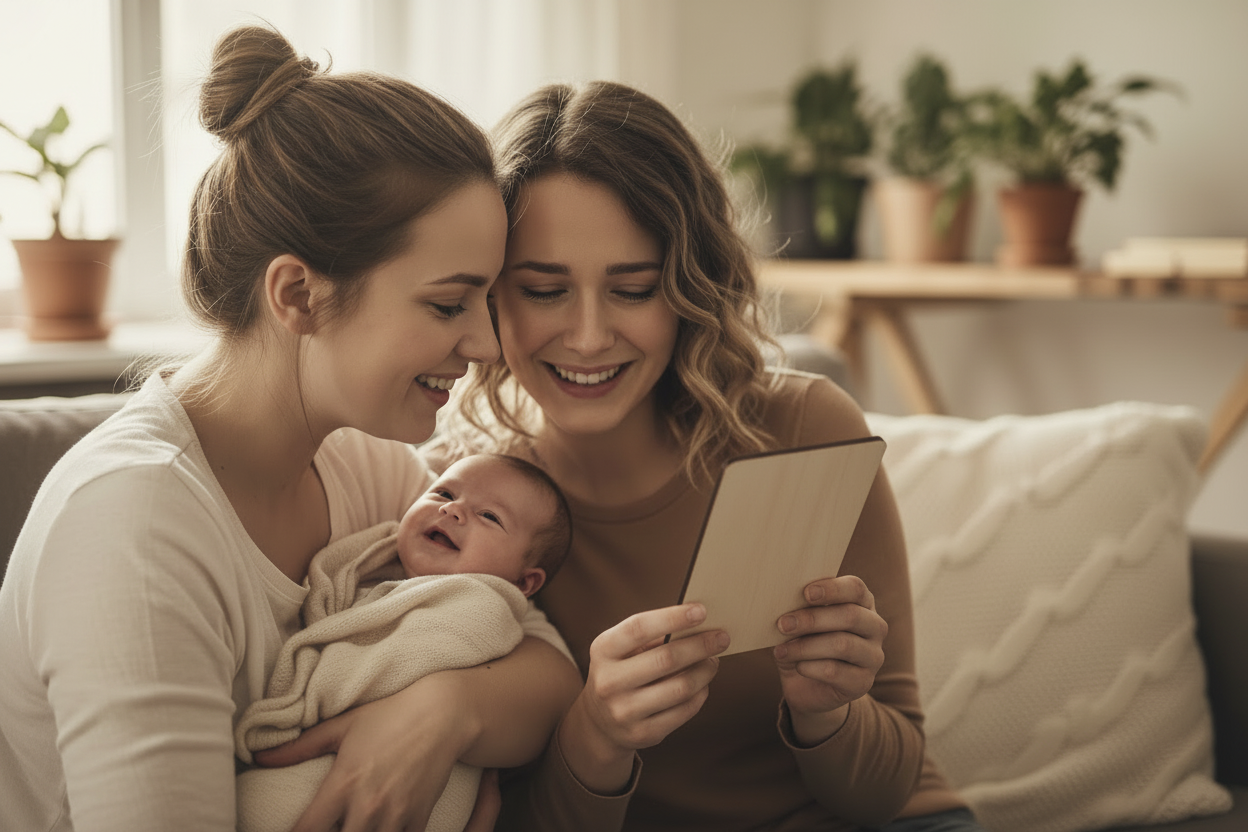 Holzkarte *Willst du meine Patentante werden* handgefertigt