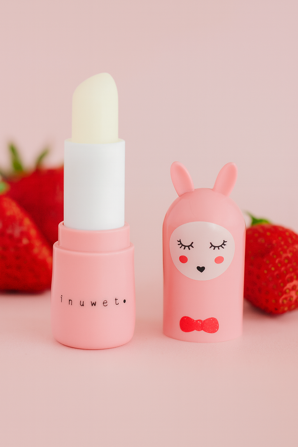 Veganer *Lippenbalsam* für Kinder – Erdbeere