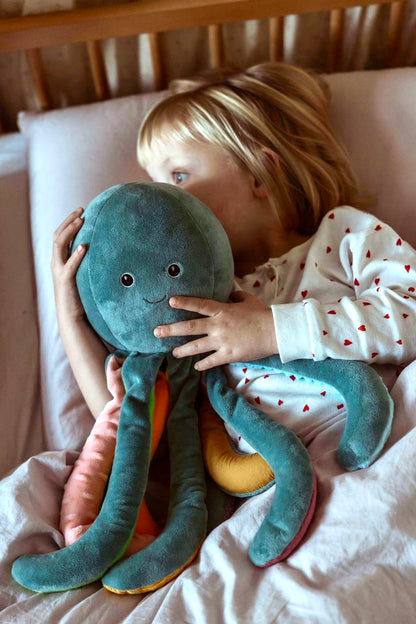 Gewichteter *Plüsch-Oktopus* 1,2 kg - beruhigender Sensorikfreund