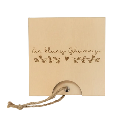 Schwangerschaftsverkündung *Du wirst Oma* Ziehkarte, handgefertigt