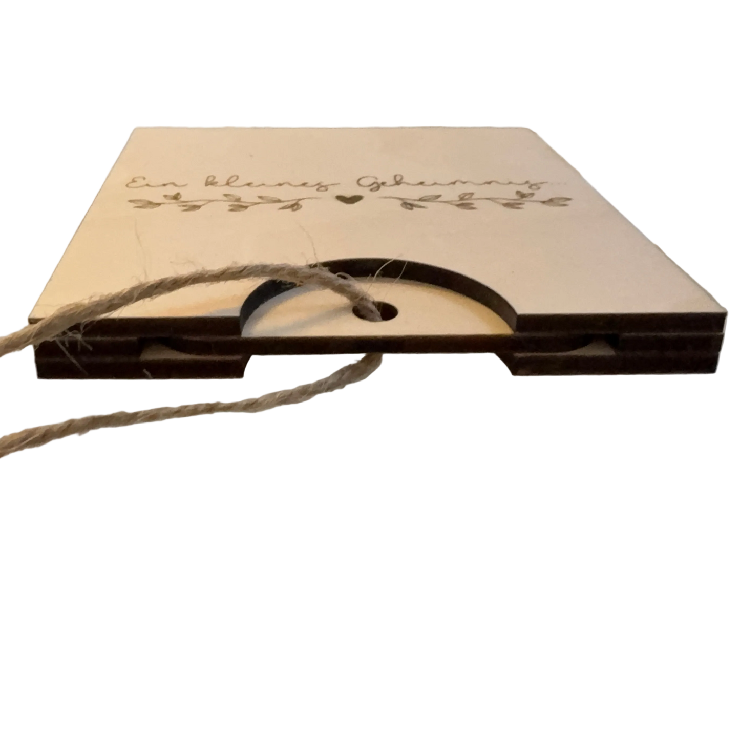 Schwangerschaftsverkündung *Du wirst Oma* Ziehkarte, handgefertigt